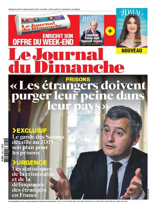 Title details for Le Journal du dimanche by Lagardere Media News - Available